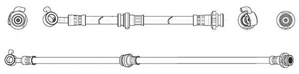 Тормозной шланг FERODO FHY3302