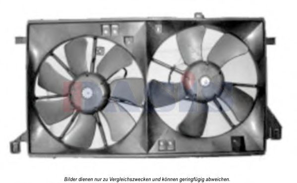 Вентилятор, охлаждение двигателя AKS DASIS 118035N