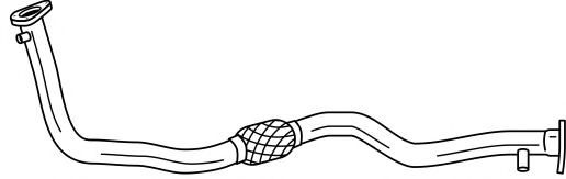 Труба выхлопного газа AKS DASIS SG16145