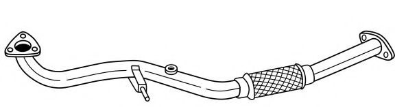 Труба выхлопного газа AKS DASIS SG40217