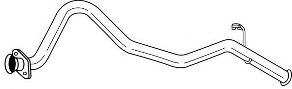Труба выхлопного газа AKS DASIS SG32701