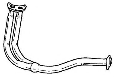 Труба выхлопного газа AKS DASIS SG25133