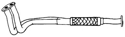 Труба выхлопного газа AKS DASIS SG16135