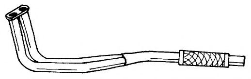 Труба выхлопного газа AKS DASIS SG16118