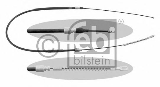 Трос, стояночная тормозная система FEBI BILSTEIN 01657