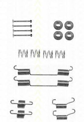 Комплектующие, тормозная колодка TRISCAN 8105 172466