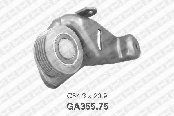 Натяжной ролик, поликлиновой  ремень SNR GA355.75