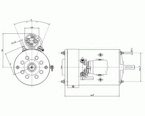 Электродвигатель DELCO REMY 19024705