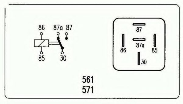 Реле, стартер EFEL 100168