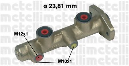 Главный тормозной цилиндр METELLI 05-0172