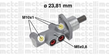 Главный тормозной цилиндр METELLI 05-0704