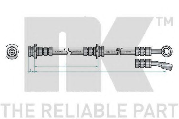 Тормозной шланг NK 8522111