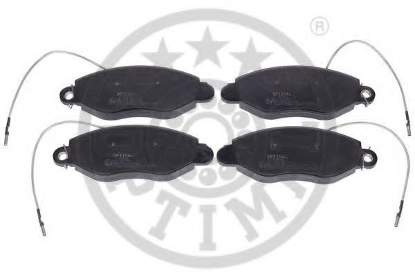 Комплект тормозных колодок, дисковый тормоз OPTIMAL 12576