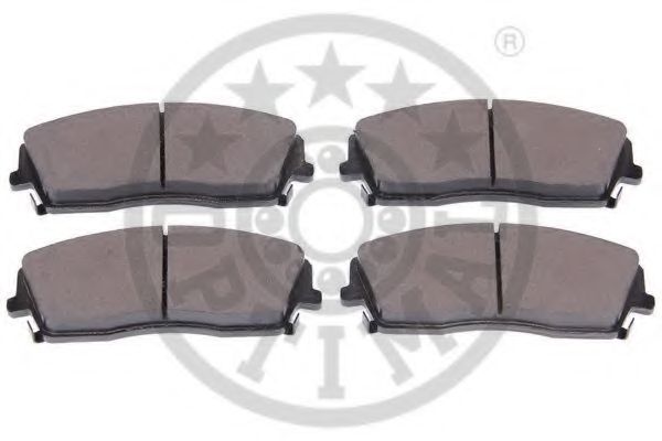 Комплект тормозных колодок, дисковый тормоз OPTIMAL 12613