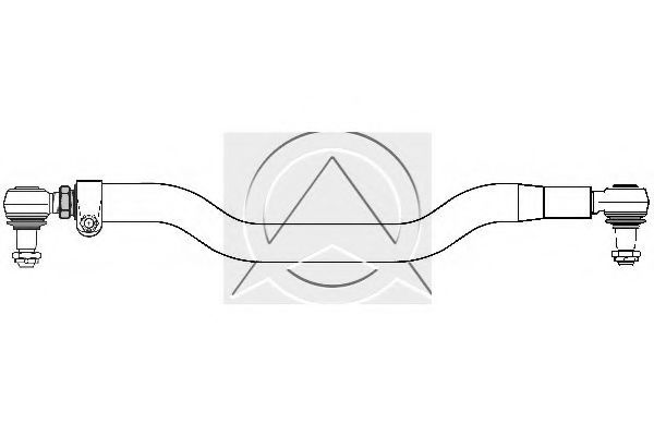 Поперечная рулевая тяга SIDEM 501437