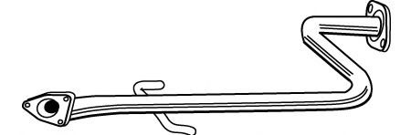 Труба выхлопного газа ROSI 05921