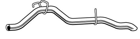 Труба выхлопного газа FONOS 18884