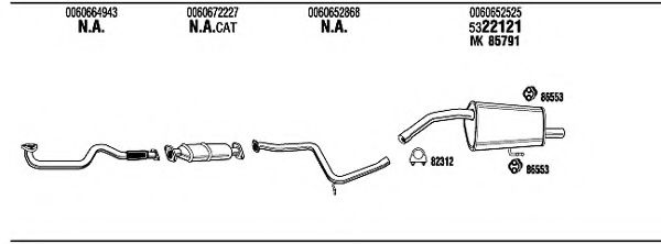Система выпуска ОГ FONOS ART15693