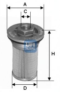 Топливный фильтр UFI 2666800