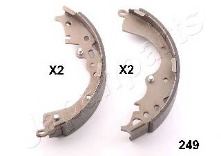 Комплект тормозных колодок JAPANPARTS GF-249AF