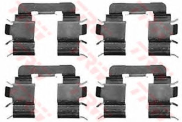 Комплектующие, колодки дискового тормоза TRW PFK388