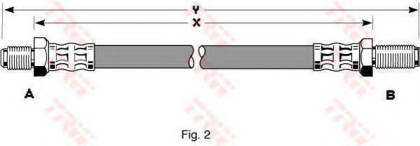 Тормозной шланг TRW PHC132