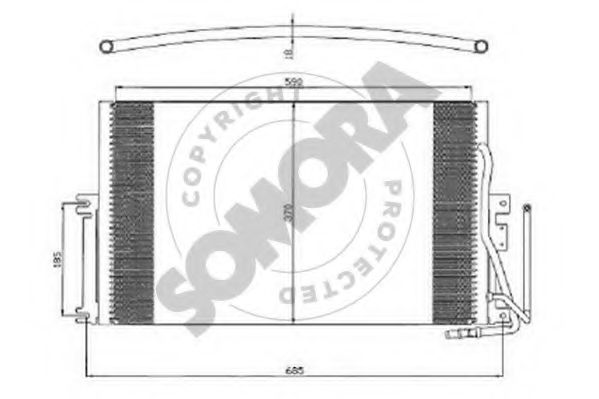 Конденсатор, кондиционер SOMORA 210560