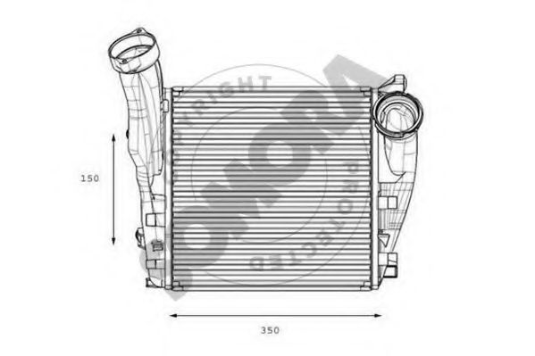 Интеркулер SOMORA 358545AL