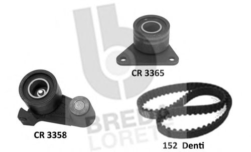 Комплект ремня ГРМ BREDA  LORETT KCD0766
