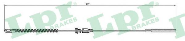 Трос, стояночная тормозная система LPR C0561B