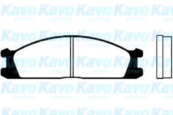 Комплект тормозных колодок, дисковый тормоз KAVO PARTS BP-6508