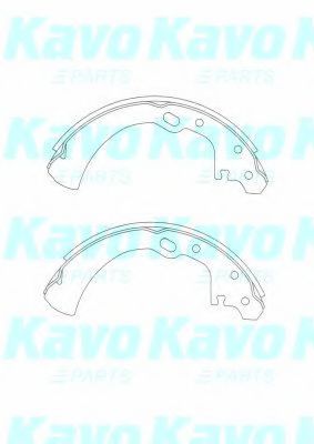 Комплект тормозных колодок KAVO PARTS BS7417
