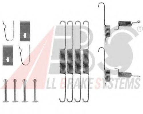 Комплектующие, тормозная колодка A.B.S. 0663Q