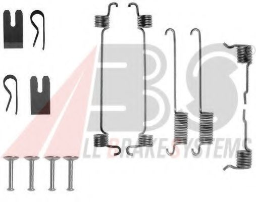 Комплектующие, тормозная колодка A.B.S. 0772Q