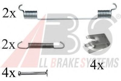Комплектующие, тормозная колодка A.B.S. 0814Q