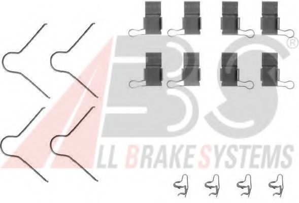 Комплектующие, колодки дискового тормоза A.B.S. 1089Q