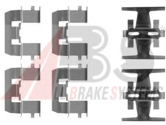 Комплектующие, колодки дискового тормоза A.B.S. 1208Q