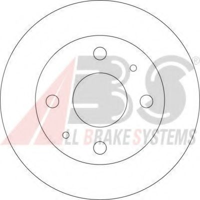 Тормозной диск A.B.S. 17075 OE