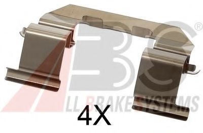 Комплектующие, колодки дискового тормоза CARRAB BRAKE PARTS 2539