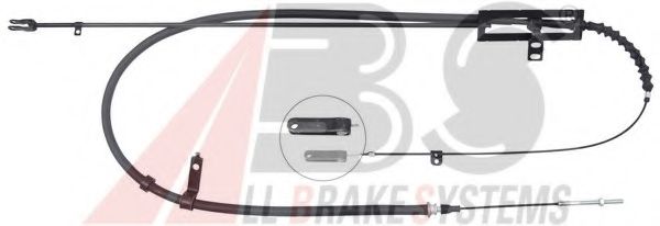 Трос, стояночная тормозная система A.B.S. K17554