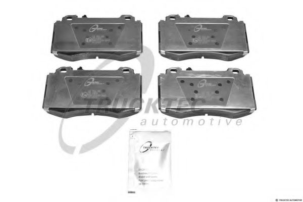 Комплект тормозных колодок, дисковый тормоз TRUCKTEC AUTOMOTIVE 02.35.116