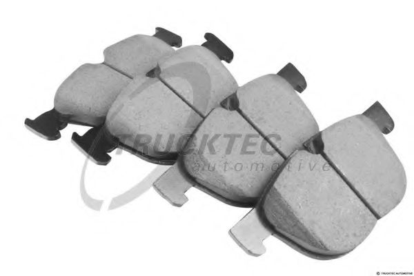 Комплект тормозных колодок, дисковый тормоз TRUCKTEC AUTOMOTIVE 08.34.160