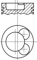 Поршень NÜRAL 87-176400-00