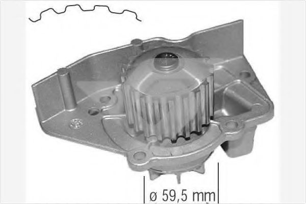 Водяной насос HUTCHINSON WP27