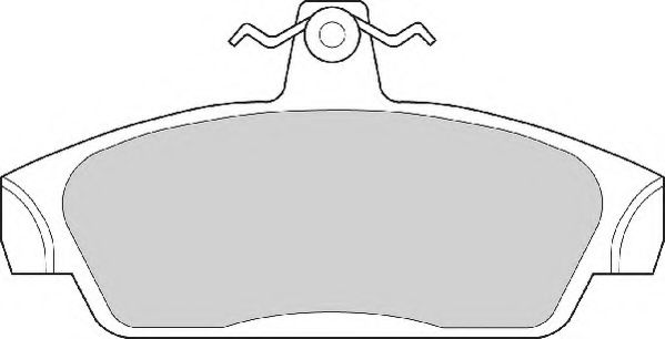 Комплект тормозных колодок, дисковый тормоз NECTO FD6359A