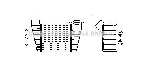 Интеркулер AVA QUALITY COOLING AI4283