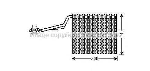 Испаритель, кондиционер AVA QUALITY COOLING AIV322