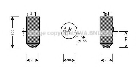 Осушитель, кондиционер AVA QUALITY COOLING BWD217