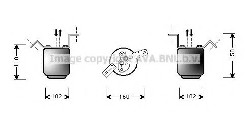 Осушитель, кондиционер AVA QUALITY COOLING BWD224