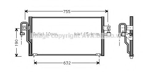 Конденсатор, кондиционер AVA QUALITY COOLING DN5183